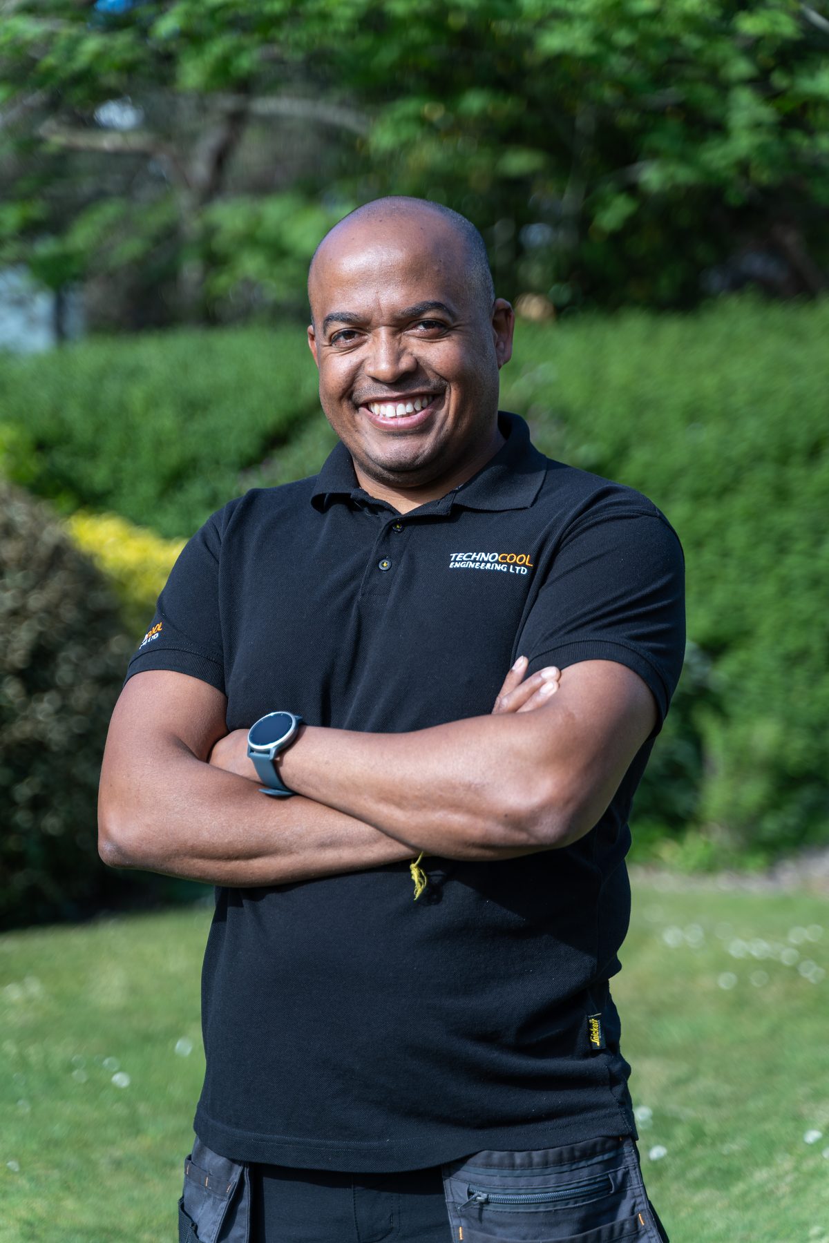 TechnoCool Engineering team member — professional portrait by Wishbone Productions